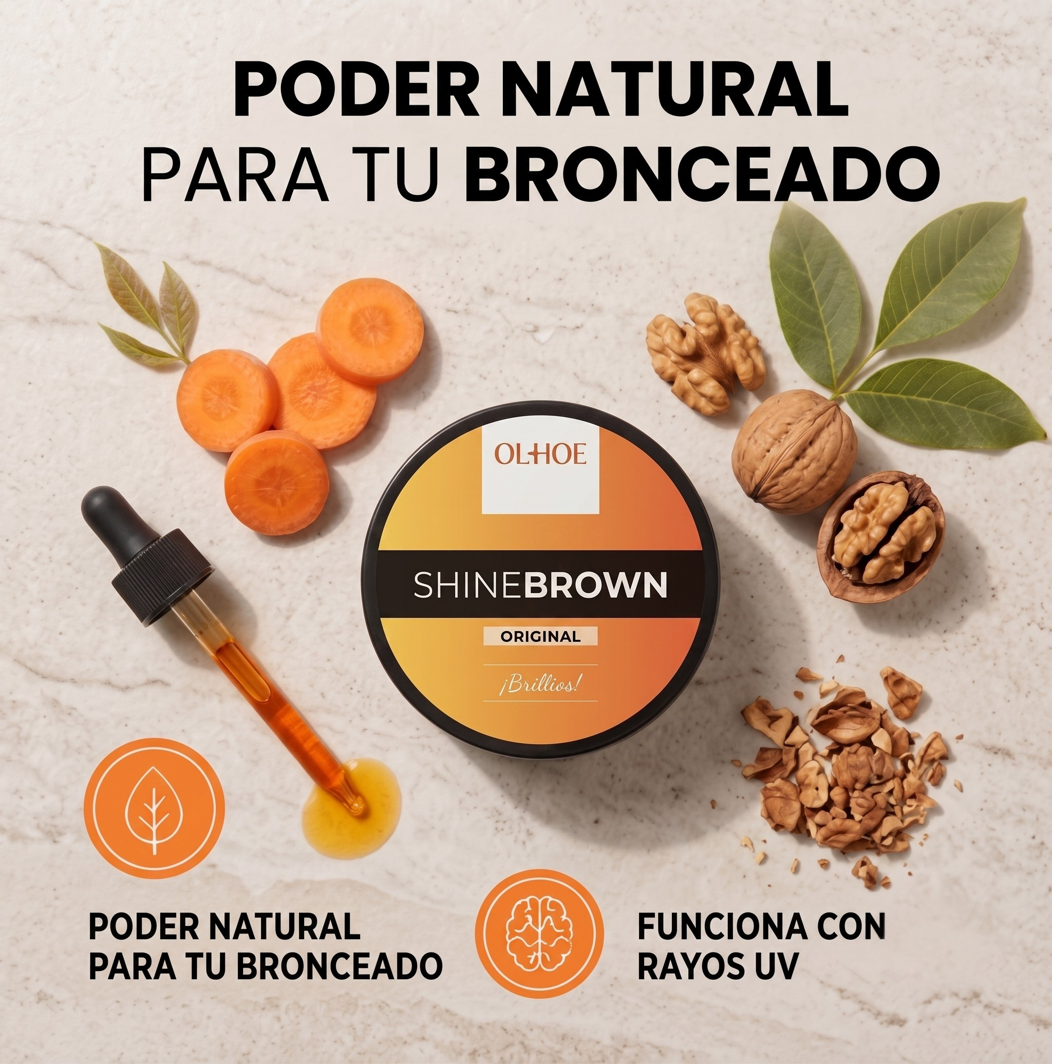 SHINE BROWN bronceador corporal